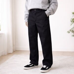 Dickies 874 Black Straight Leg Workwear Pants Classic Fit 34x32